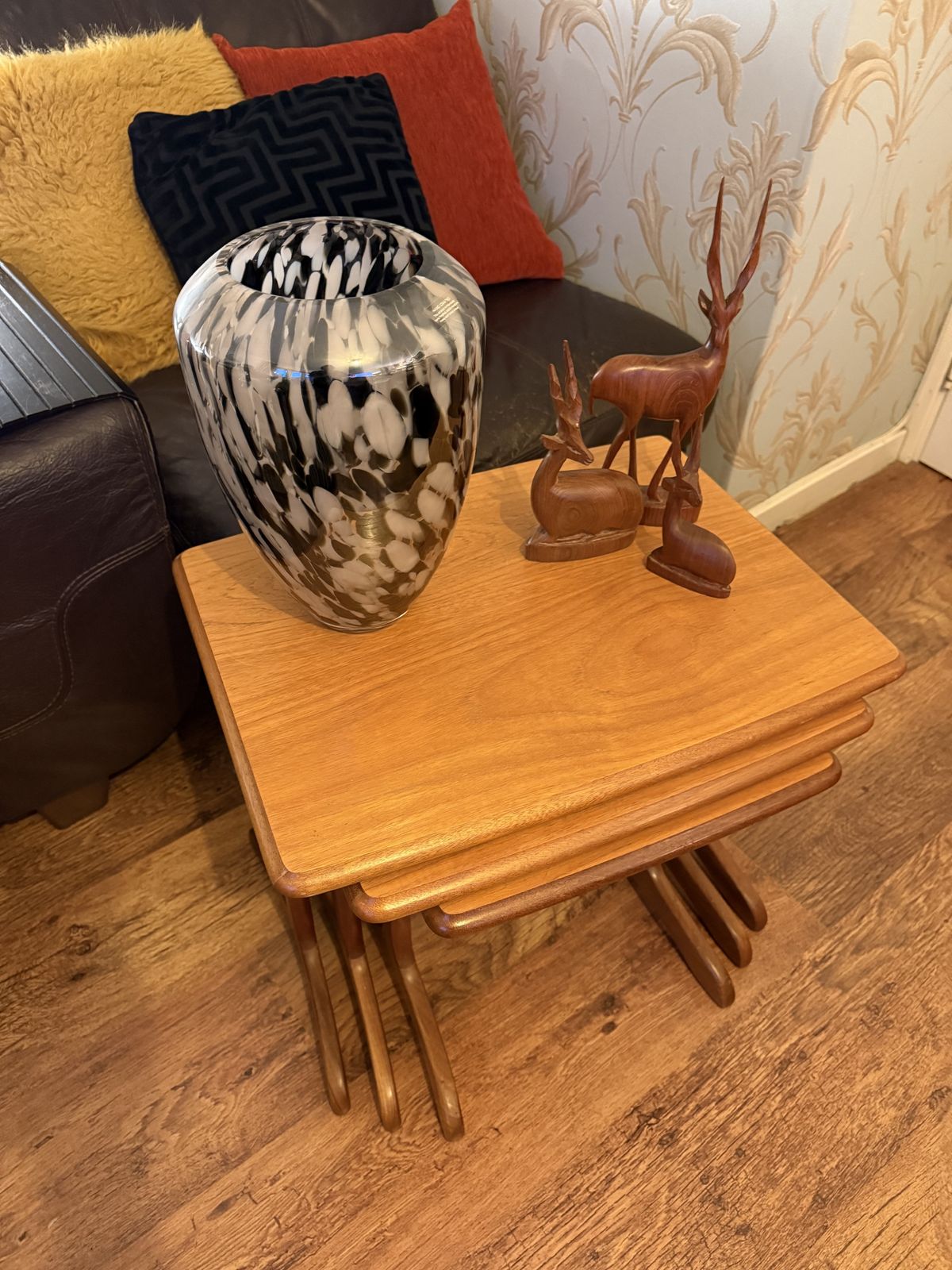 Vintage Mid Century Teak Nest Of Tables – 1960s / 70s photo furniture