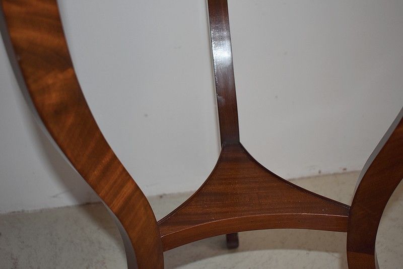 Restoration Pedestal Mahogany Middle 19th photo 1454.36