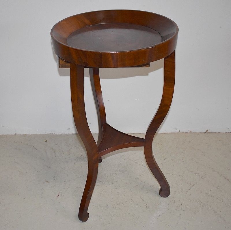 Restoration Pedestal Mahogany Middle 19th photo buy