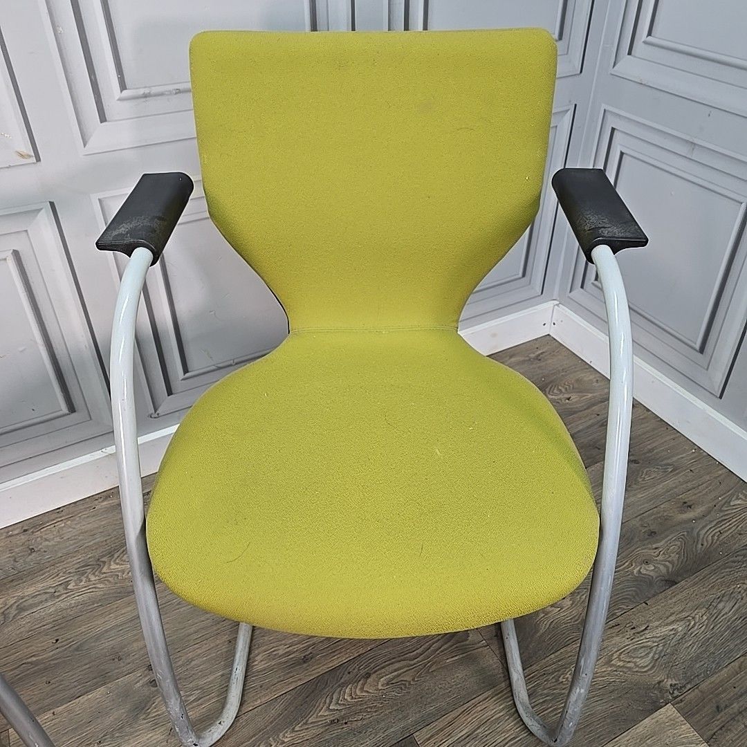Pair 2 Cantilever Chairs Orangebox X10 Guest Visitor Office Desk Waiting Room photo 140.0