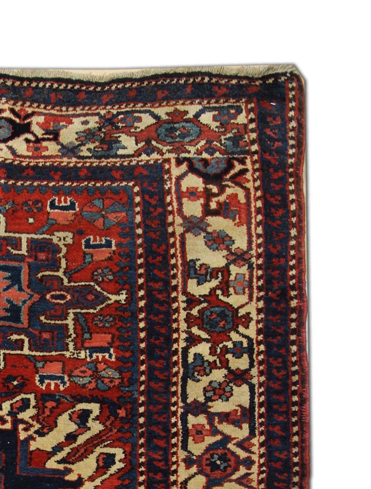Rustic Handmade Carpet Oriental Geometric Rug Rust Wool Livingroom Rug photo Textiles
