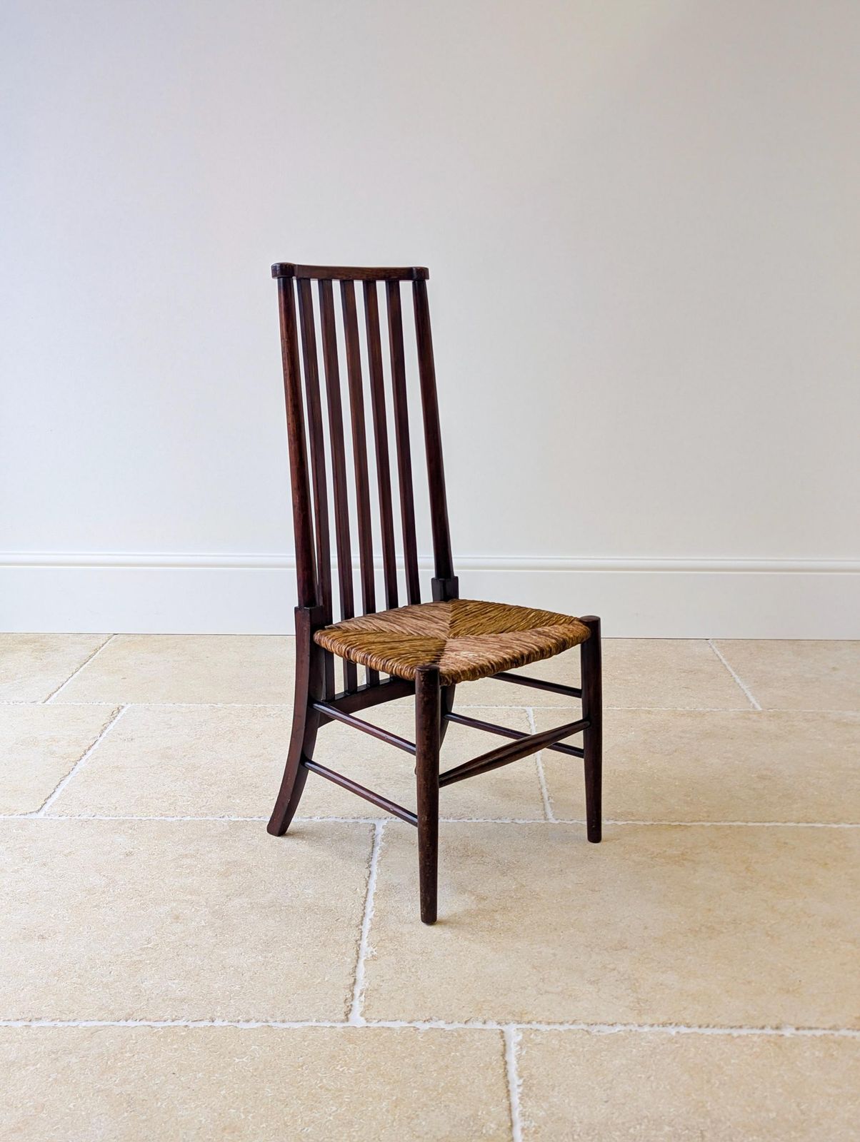 Antique Arts & Crafts Mahogany Side Chair C.1900 photo vintage
