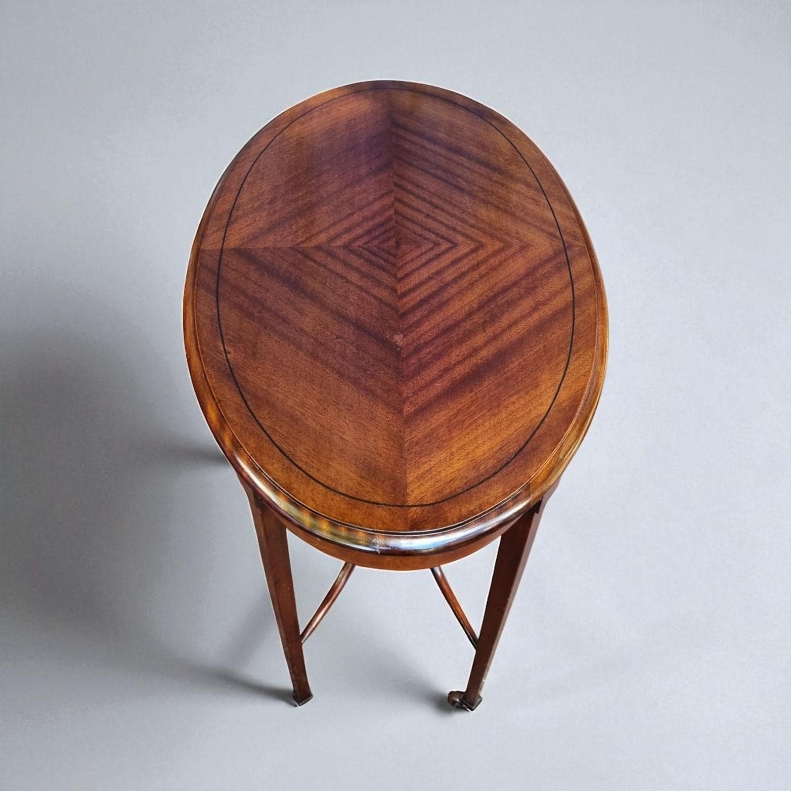 Antique Edwardian Occasional Table / Mahogany Veneer / C.1910 photo for sale