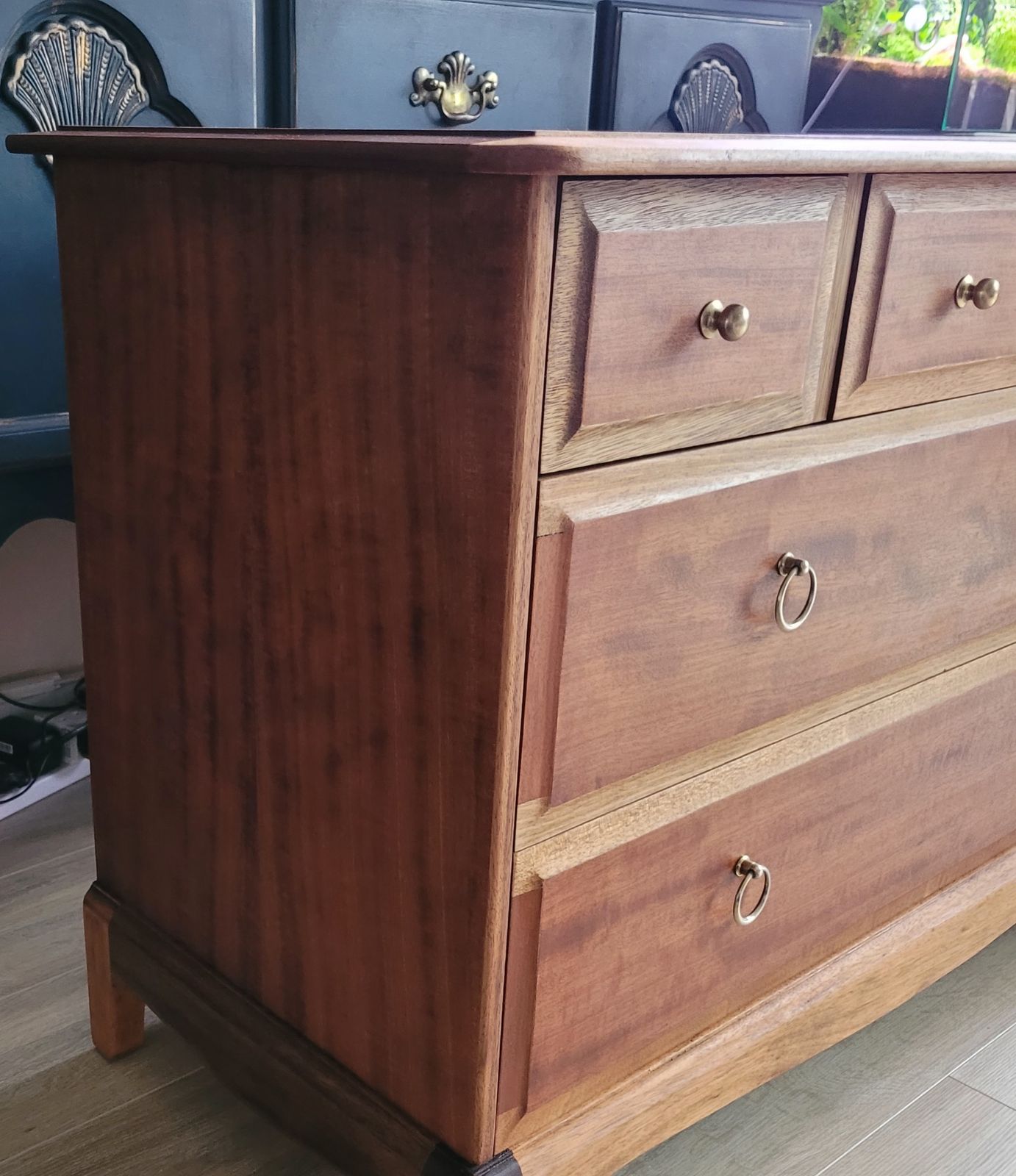 Restored To Order Stag Minstrel Chest Of Drawers photo vintage