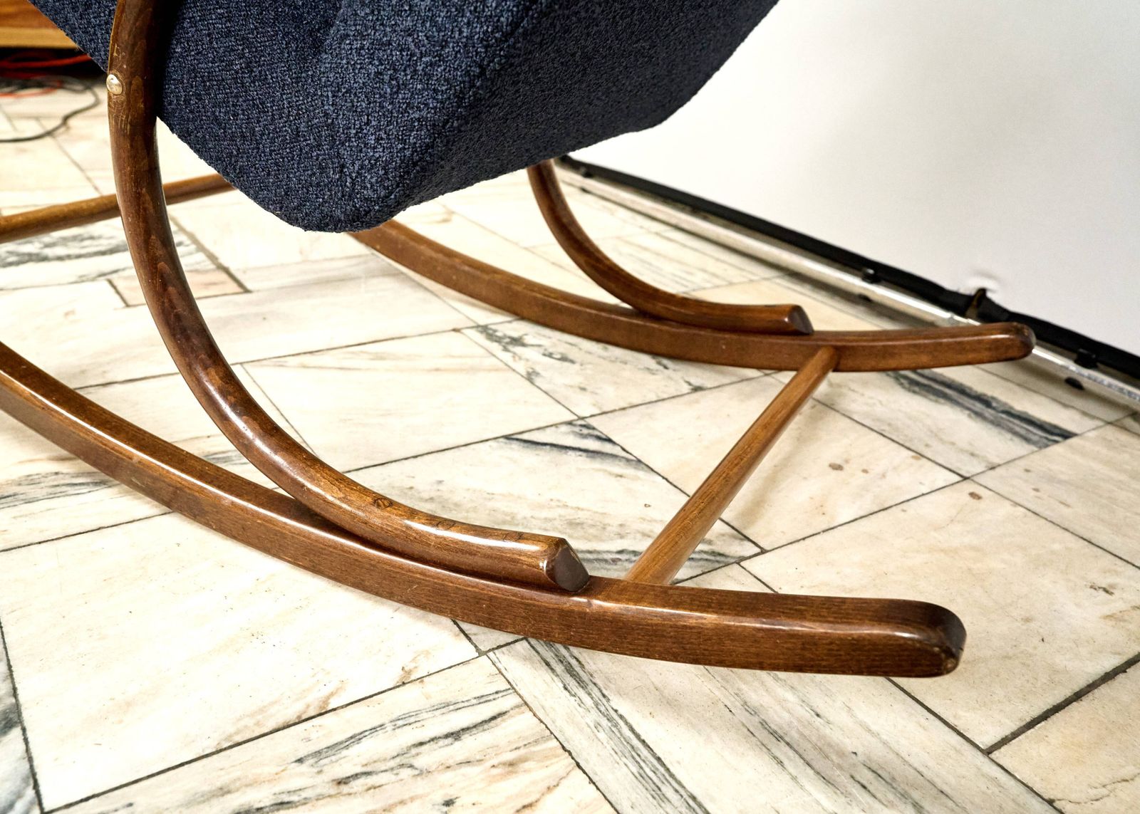 Furniture Bentwood Rocking Chair From Ton, 1960s, Czecoslovakia photo