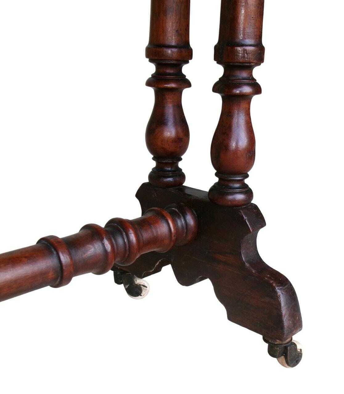 C1870 Baby Sutherland Table, Antique Drop Leaf Tea Table, Victorian Furniture photo Furniture