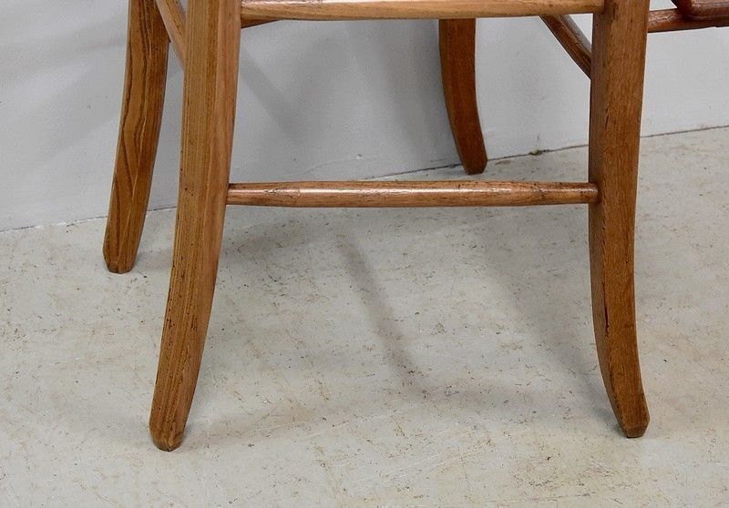 photo furniture High Chair Of Child Straw, 19th