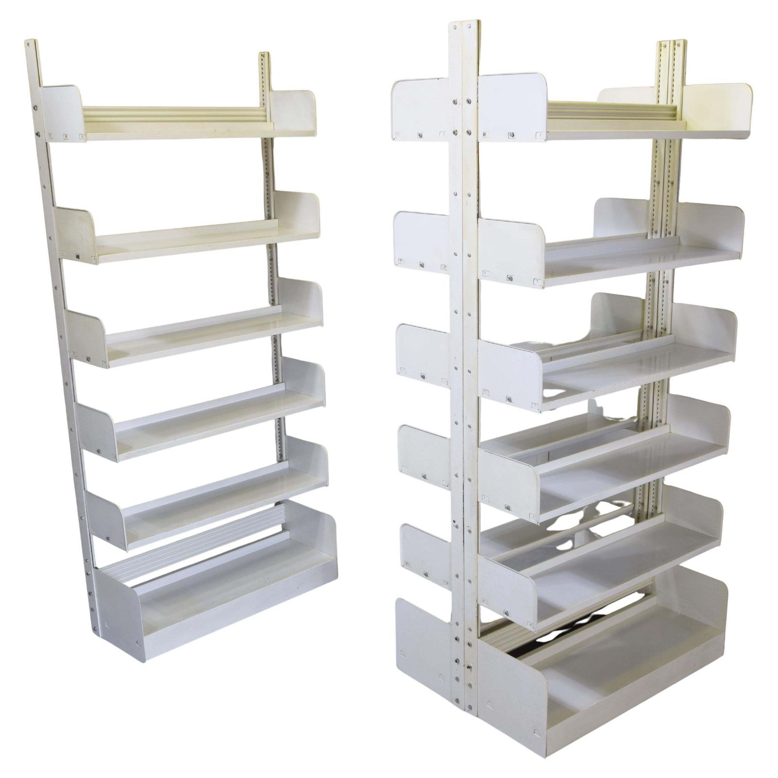 Lips Vago Set Of Three Congresso Industrial Shelving Unit 1970s