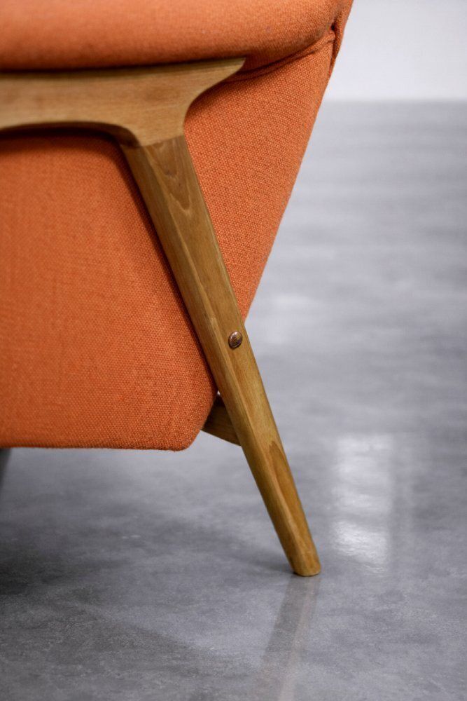 Mid Century Elm Wing Master Chair By Thorbjörn Afdal For Bruksbo, 1960s photo 3378.0