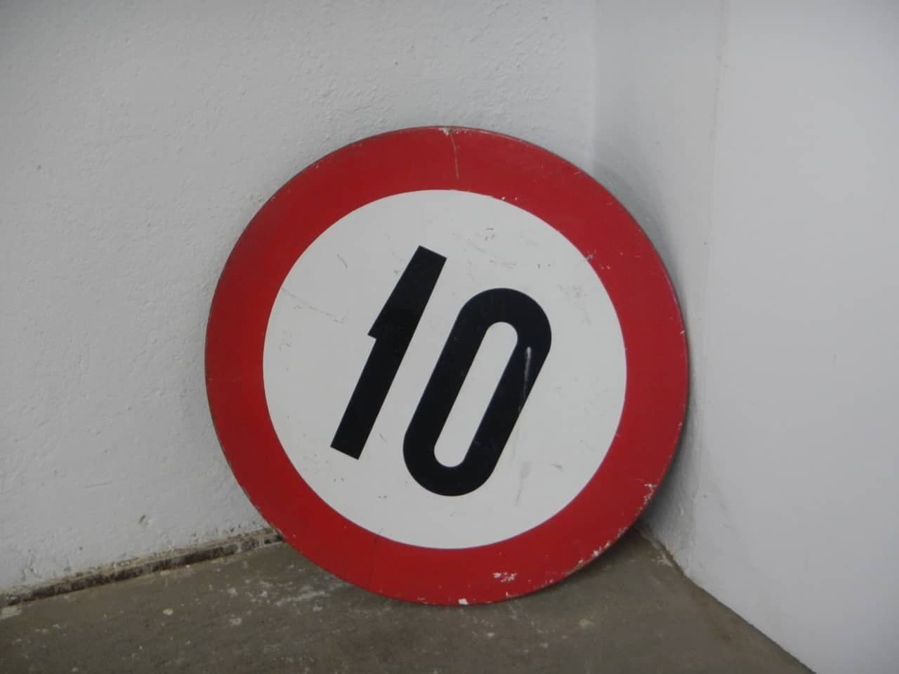 No Parking Road Sign, 1960