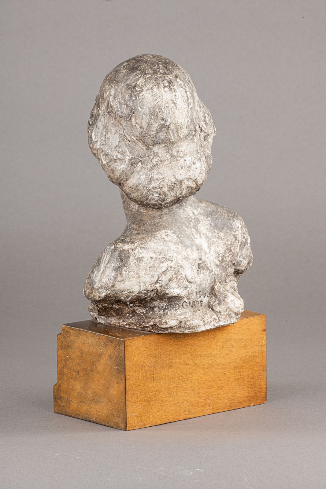 Richard Garbe, Ra   Alfreda, The Artist's Daughter   1950s Patinated Plaster photo buy