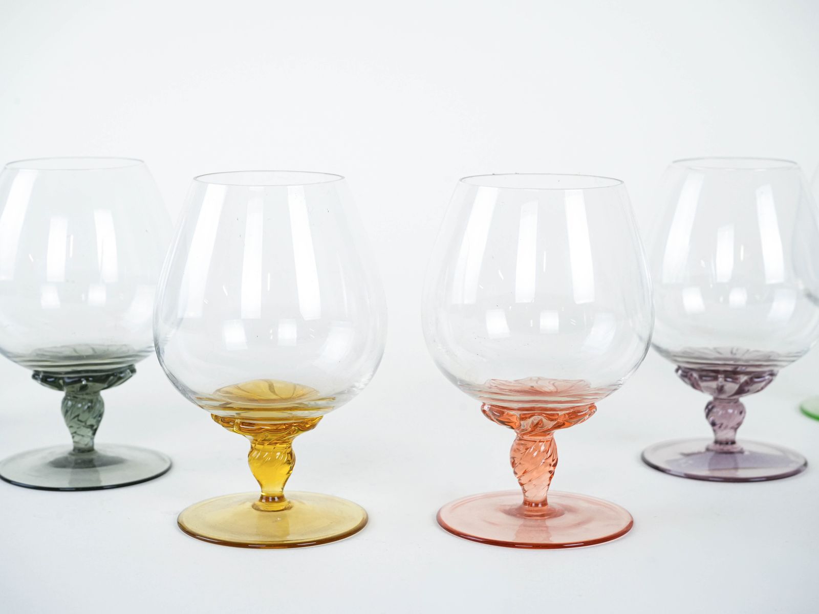 Set Of Cognac Glasses, Italian Design, 1970s, Production: Italy photo Home Decor