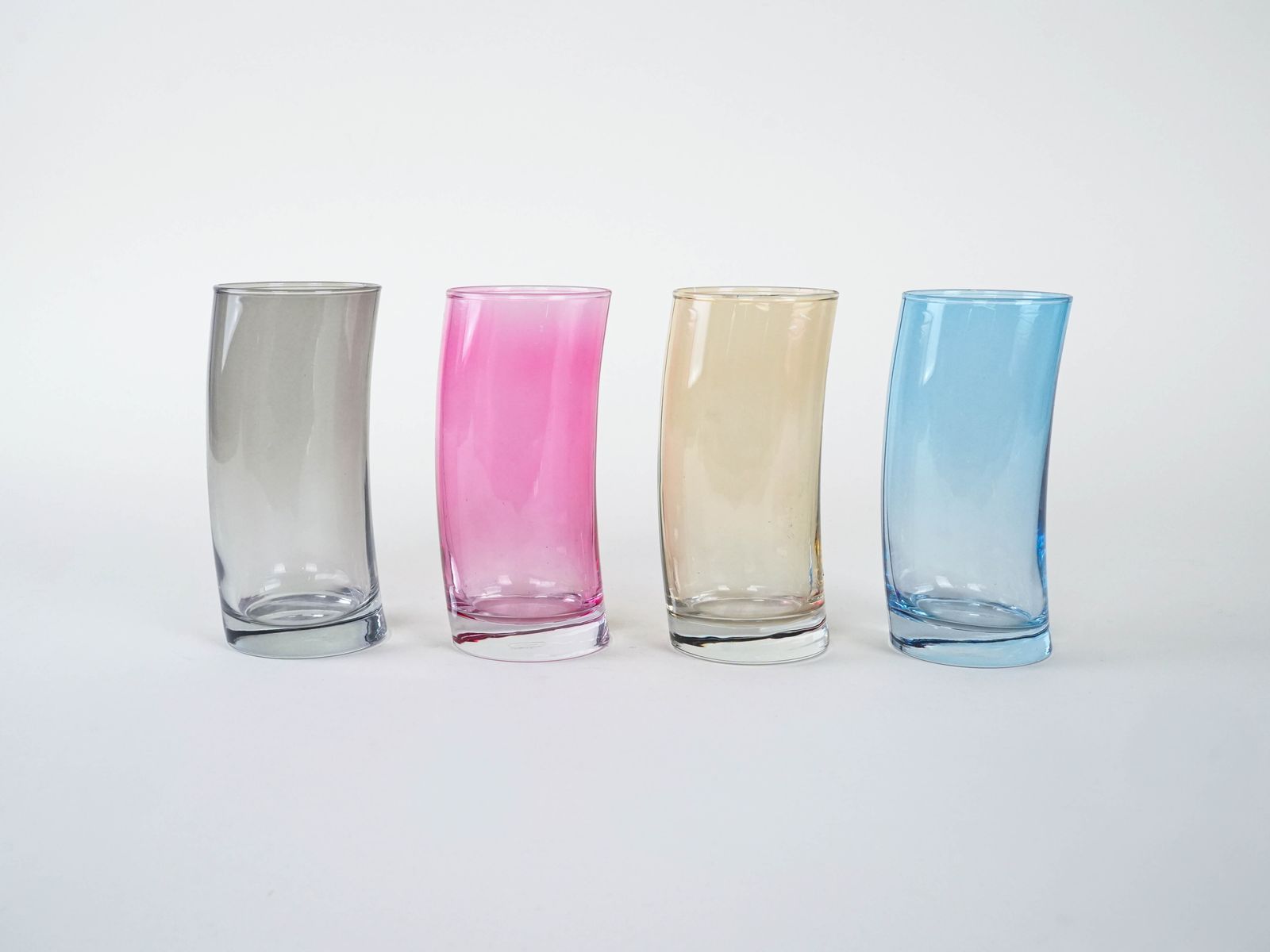 Set Of Glasses, Italian Design, 1980s, Production: Italy photo for sale
