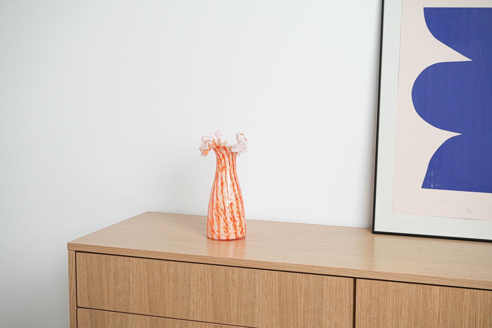 Orange Vase, Italian Design, 1960s, Made In Italy photo furniture