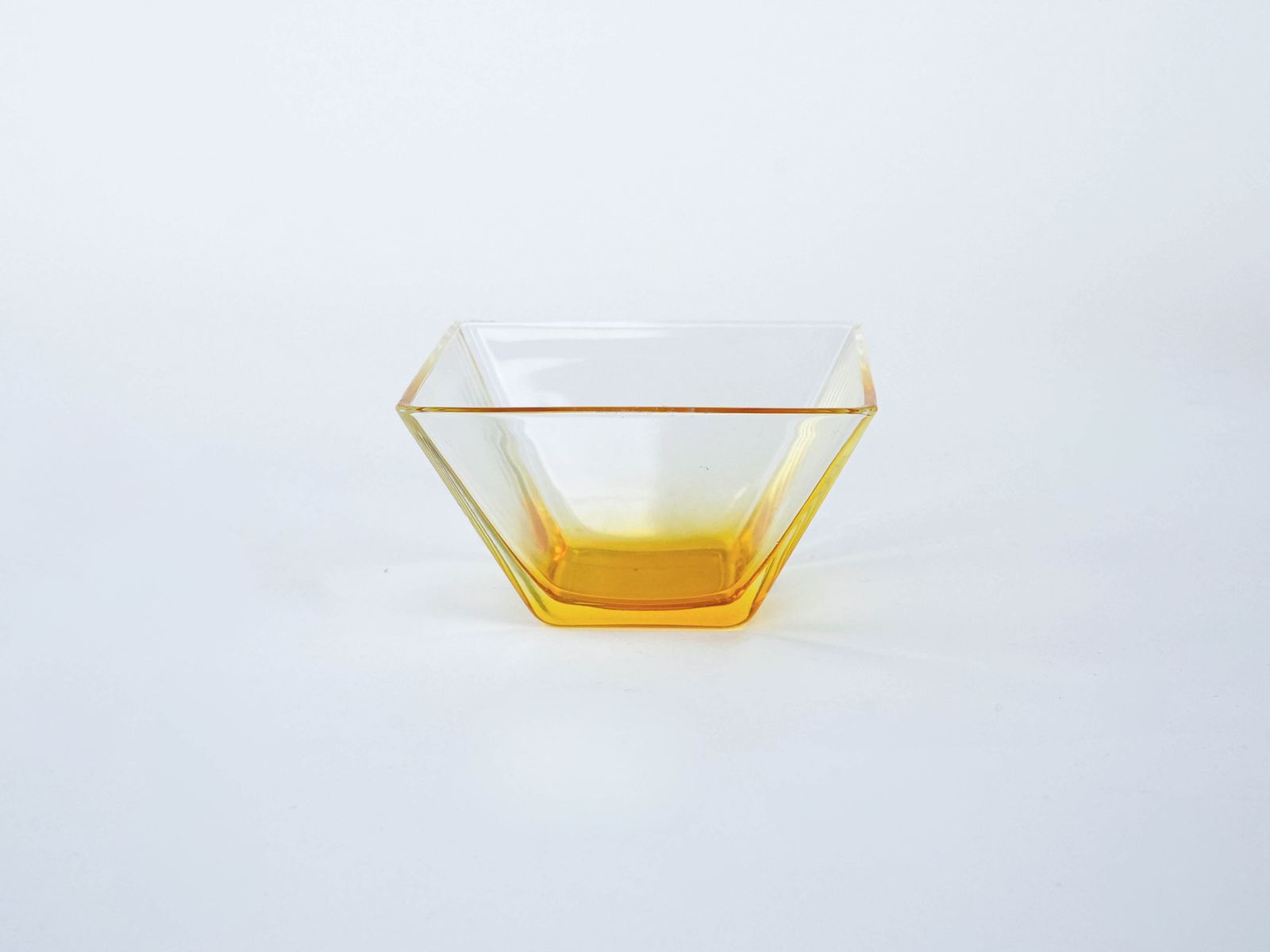 Set Of Square Glass Bowls, Italian Design, 1980s, Made In Italy photo vinterior