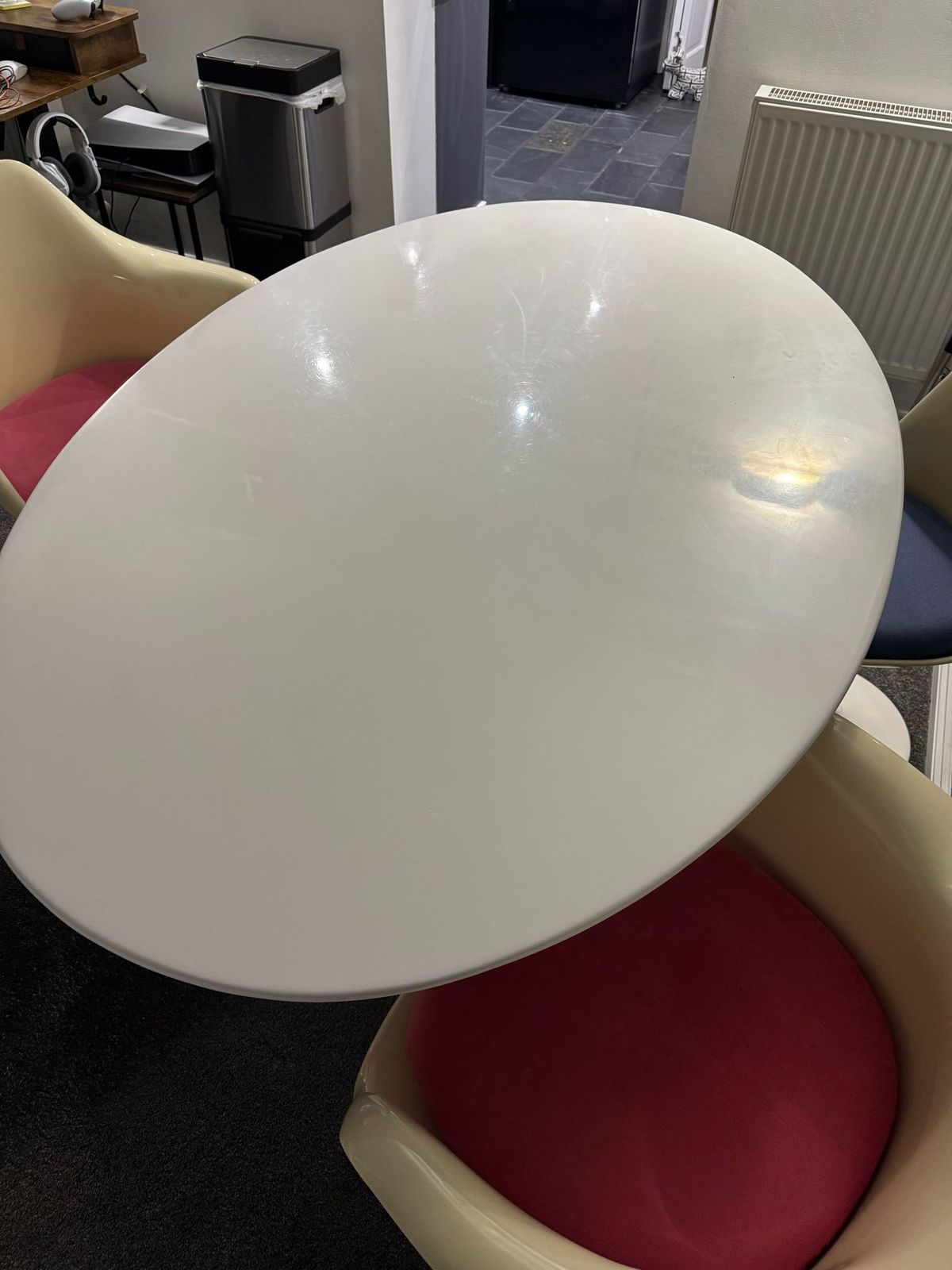 Rudi Bonzanini Tulip Dining Chairs & Dining Table photo for sale