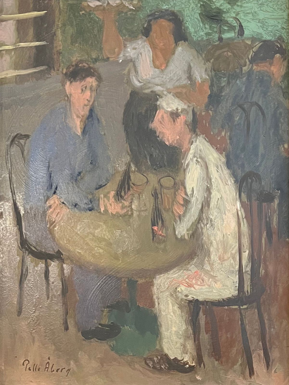 'A Late Night' By Pelle Aberg (1909 1964) photo furniture