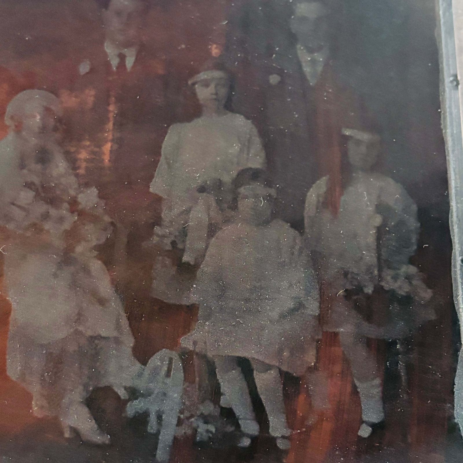 Vintage Copper Printing Plate Vintage Wedding Photo photo Art