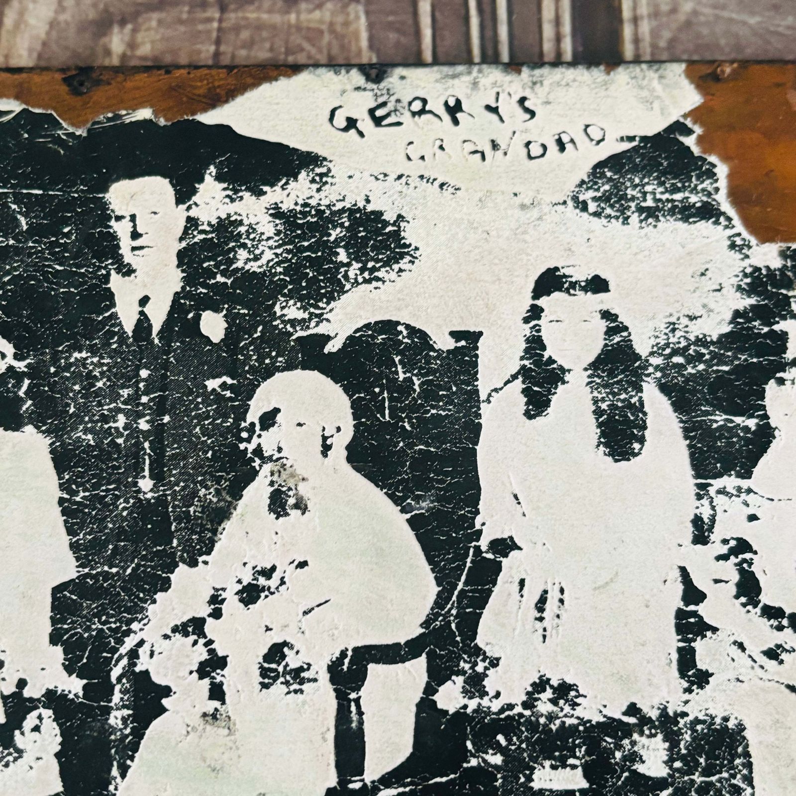 photo furniture Vintage Copper Printing Plate Vintage Wedding Photo