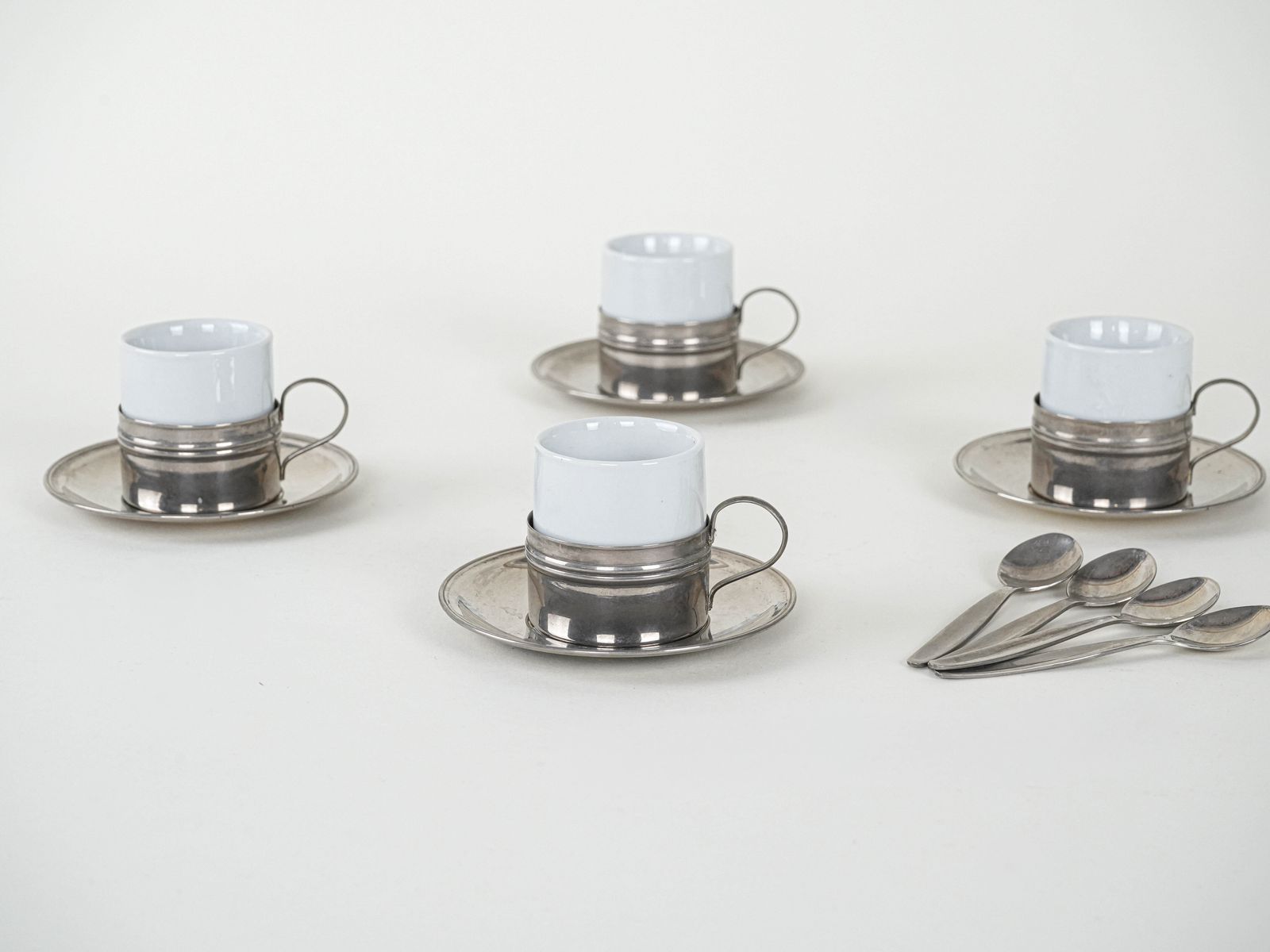 Set Of Espresso Cups, Italian Design, 1980s, Made In Italy photo Home Decor