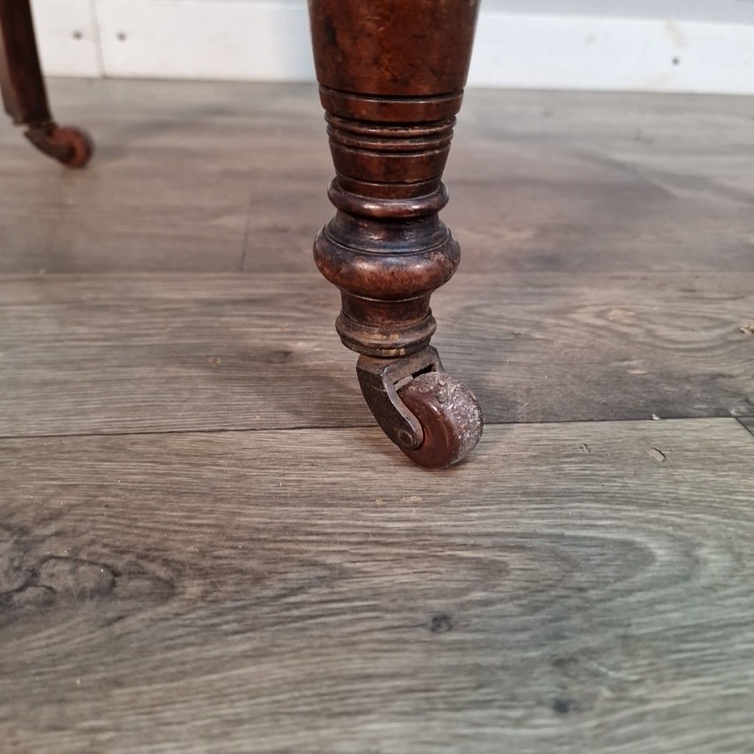 Antique Low Hall Chair Heavily Carved Solid Wood Green Velvet Bedroom Seat photo 150.0