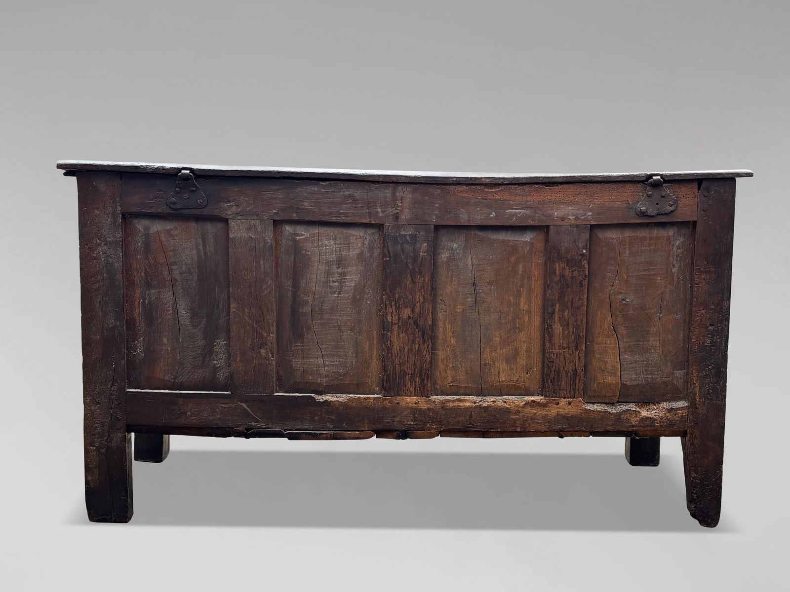 17th Century Joined Oak Lancashire Coffer photo buy