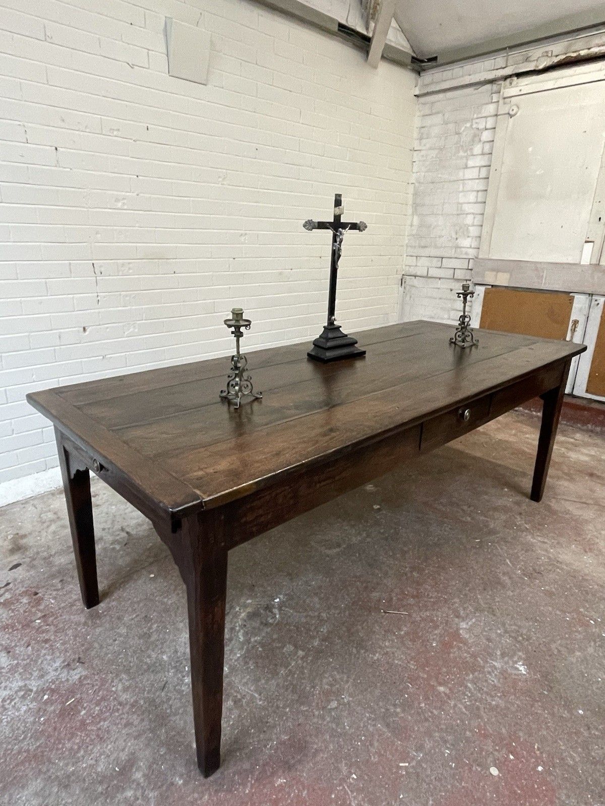 An Absolutely Sensational Late 18th Century Oak French Table. photo 2200.0