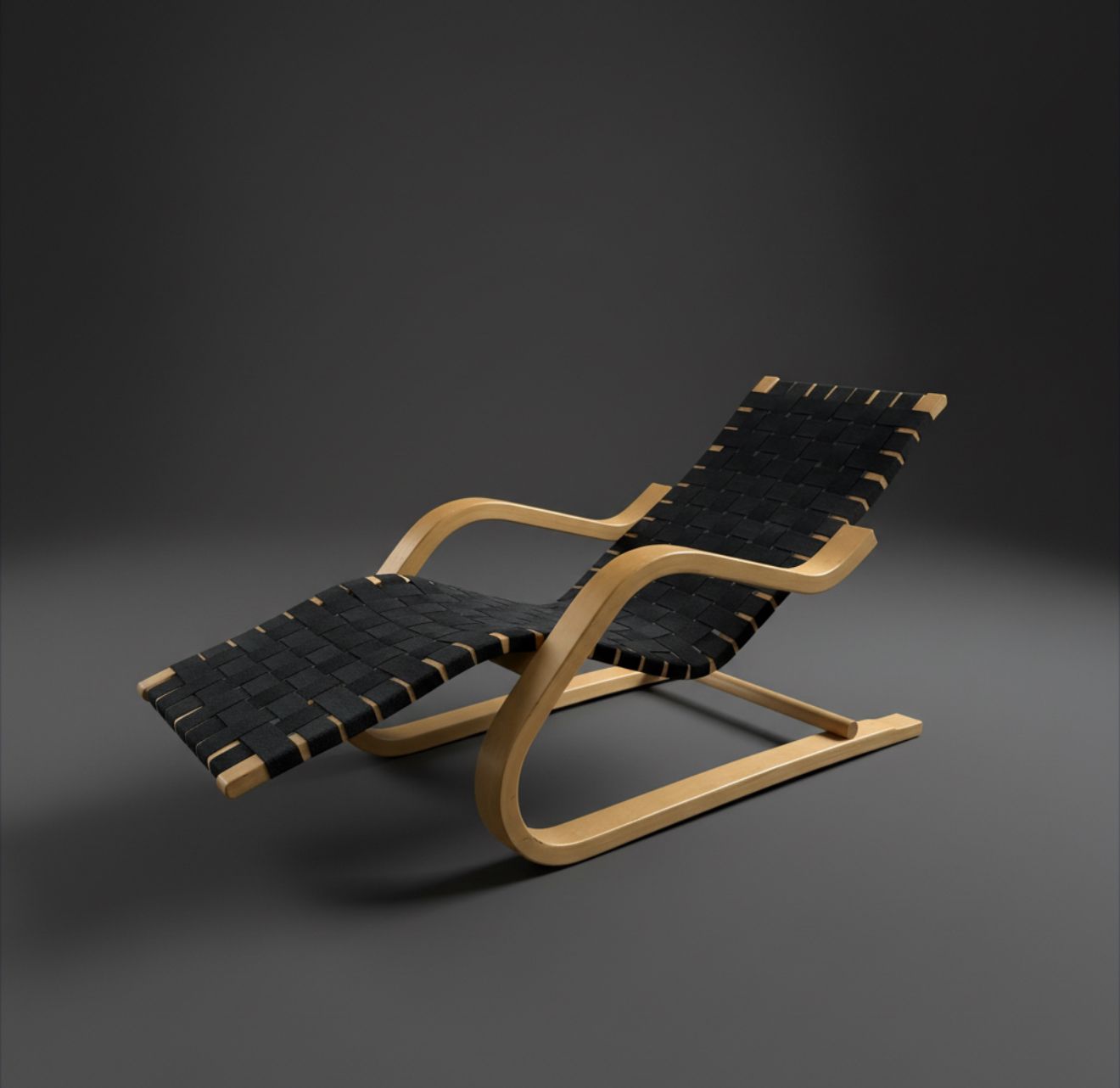 Vintage Artek Alvar Aalto Model 43 Long Chair