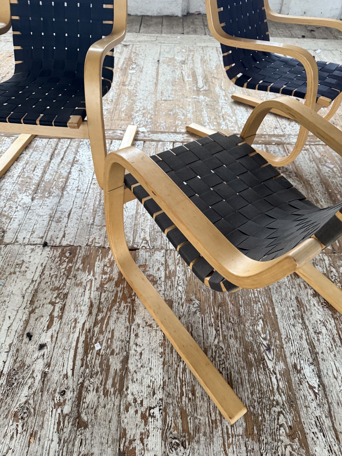 Vintage Artek Alvar Aalto Model 46 Chair photo vintage
