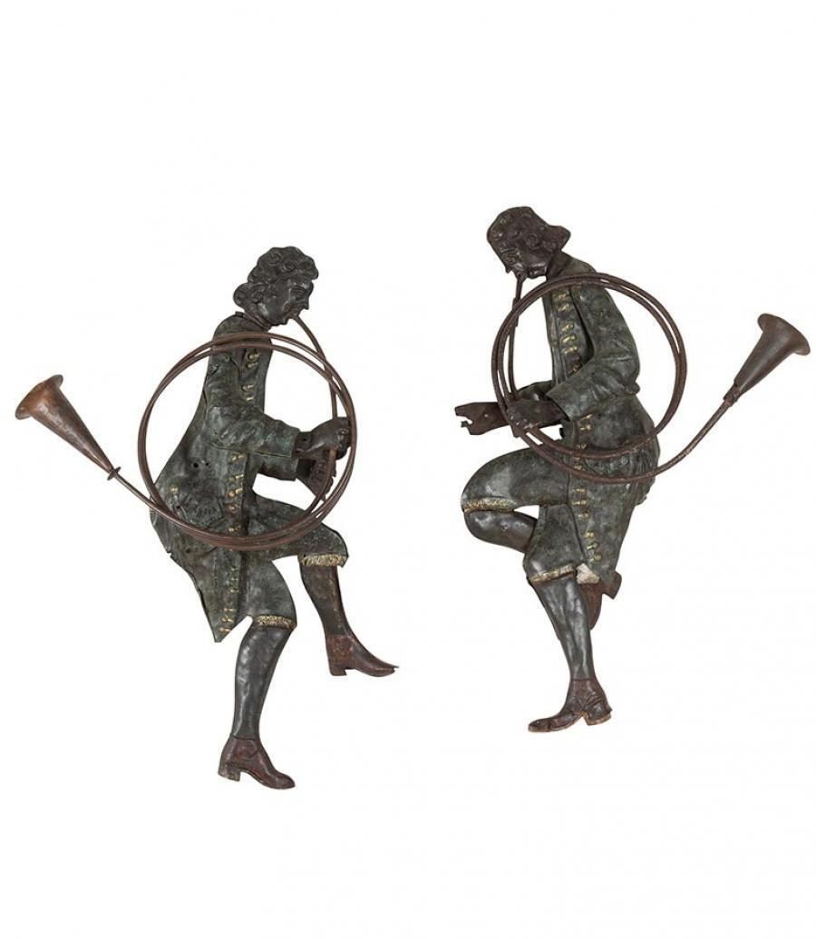 Pair Of 18th Century Austrian Metal Shop Signs