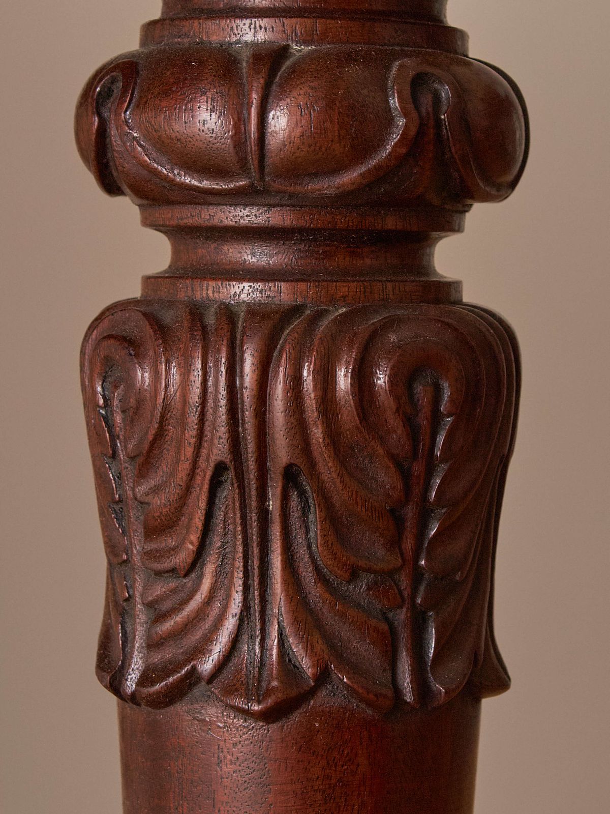 Antique William IV Mahogany Dining Table On Brass Castors photo for sale