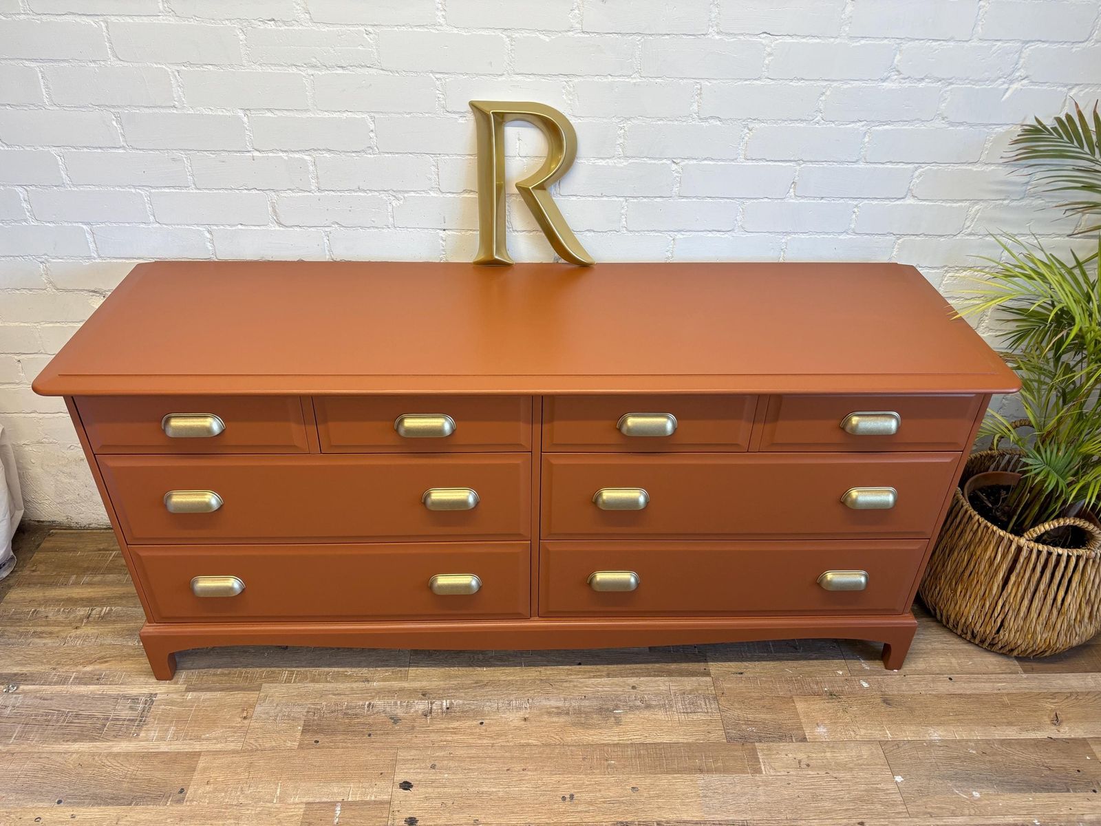 Stag Minstrel 8 Drawer Captains Chest Painted In Muscavado By Little Greene photo Furniture