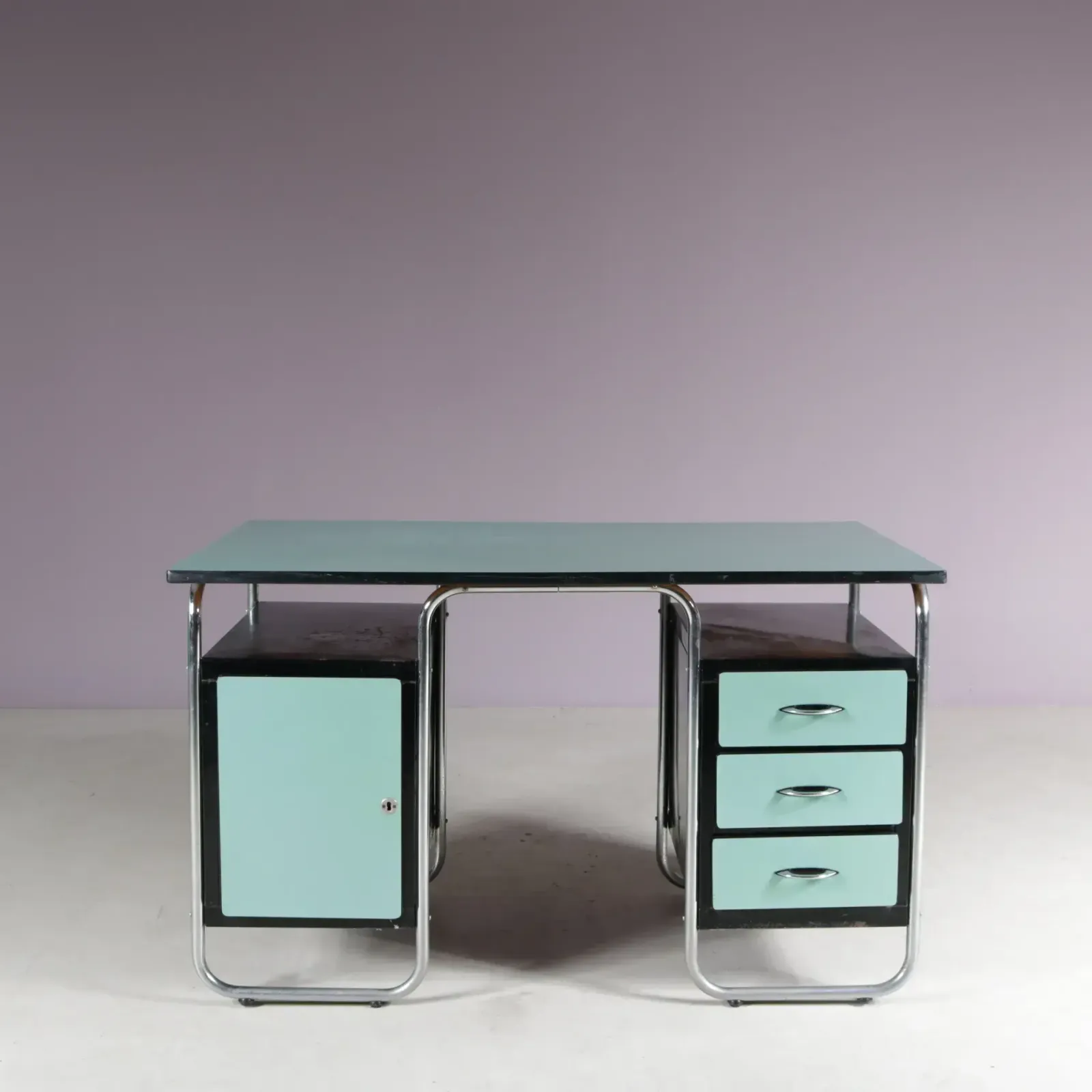 1950s Bauhaus Style Desk By Torck, Belgium photo furniture