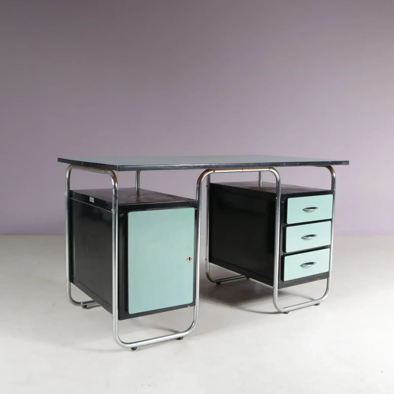 1950s Bauhaus Style Desk By Torck, Belgium photo Furniture