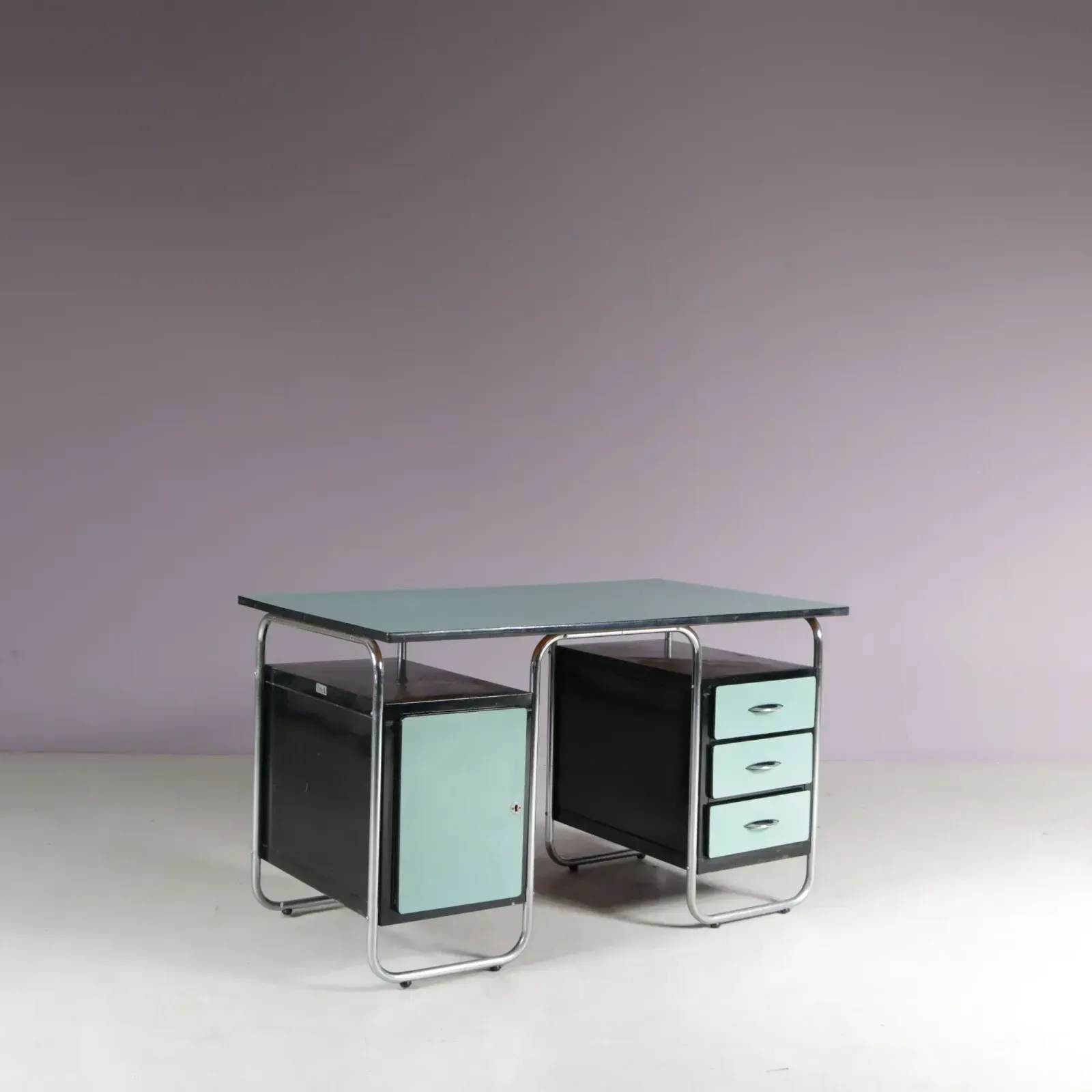 photo buy 1950s Bauhaus Style Desk By Torck, Belgium