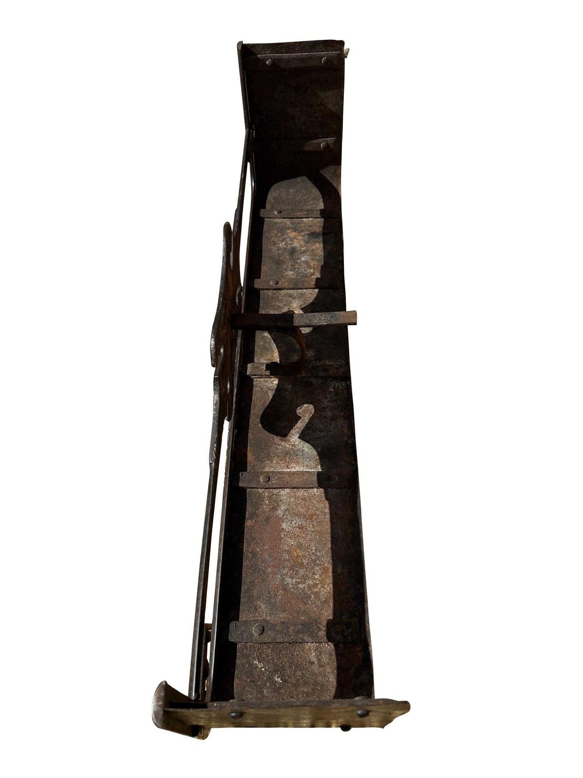 photo vinterior Antique Victorian Fire Fender Guard Range Kerb Wrought Iron Handmade   19th Century