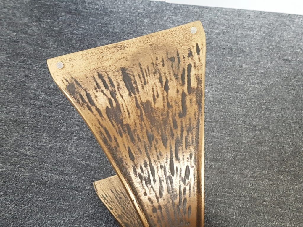 photo furniture Vintage 1960 Bronze & Glass Coffee Table Dlg Luciano Frigerio Willy Ceyssens