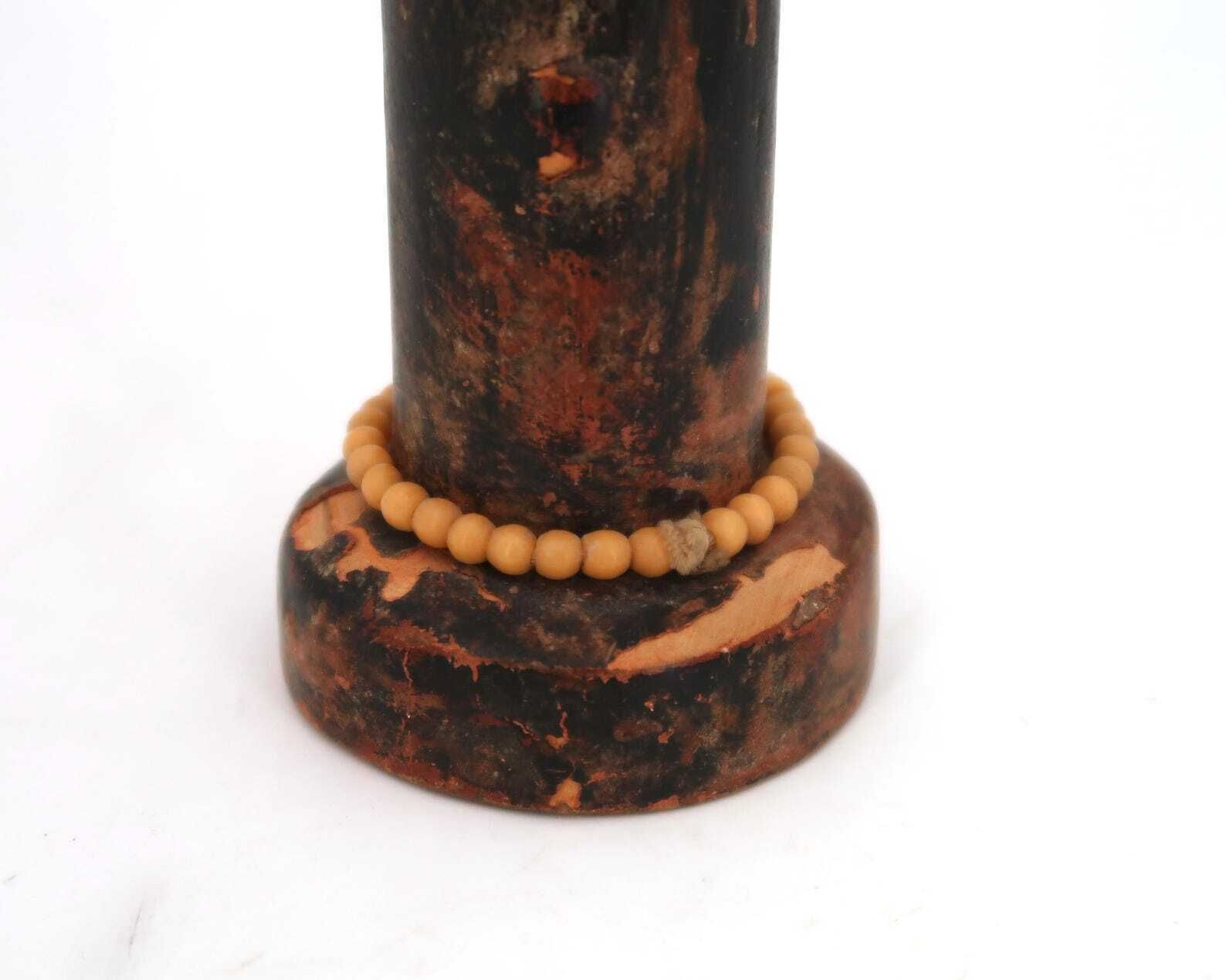 Large Wooden African Ashanti Akuaba Doll Statue Fertility Goddess From Ghana 1980s Africa Totem Wood Art Home Decor photo 371.0