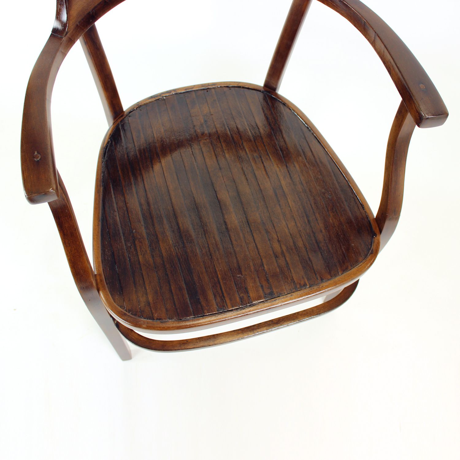 photo vinterior Otto Wagner For Thonet Bentwood Armchair No. 6048, Austria, C. 1900