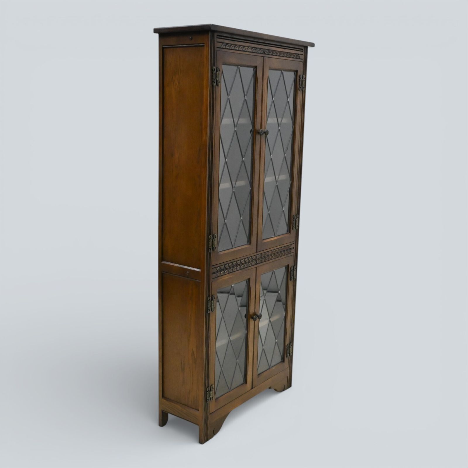 photo furniture Old Charm Tall Bookcase 4 Shelves Light Oak Free Uk Delivery*