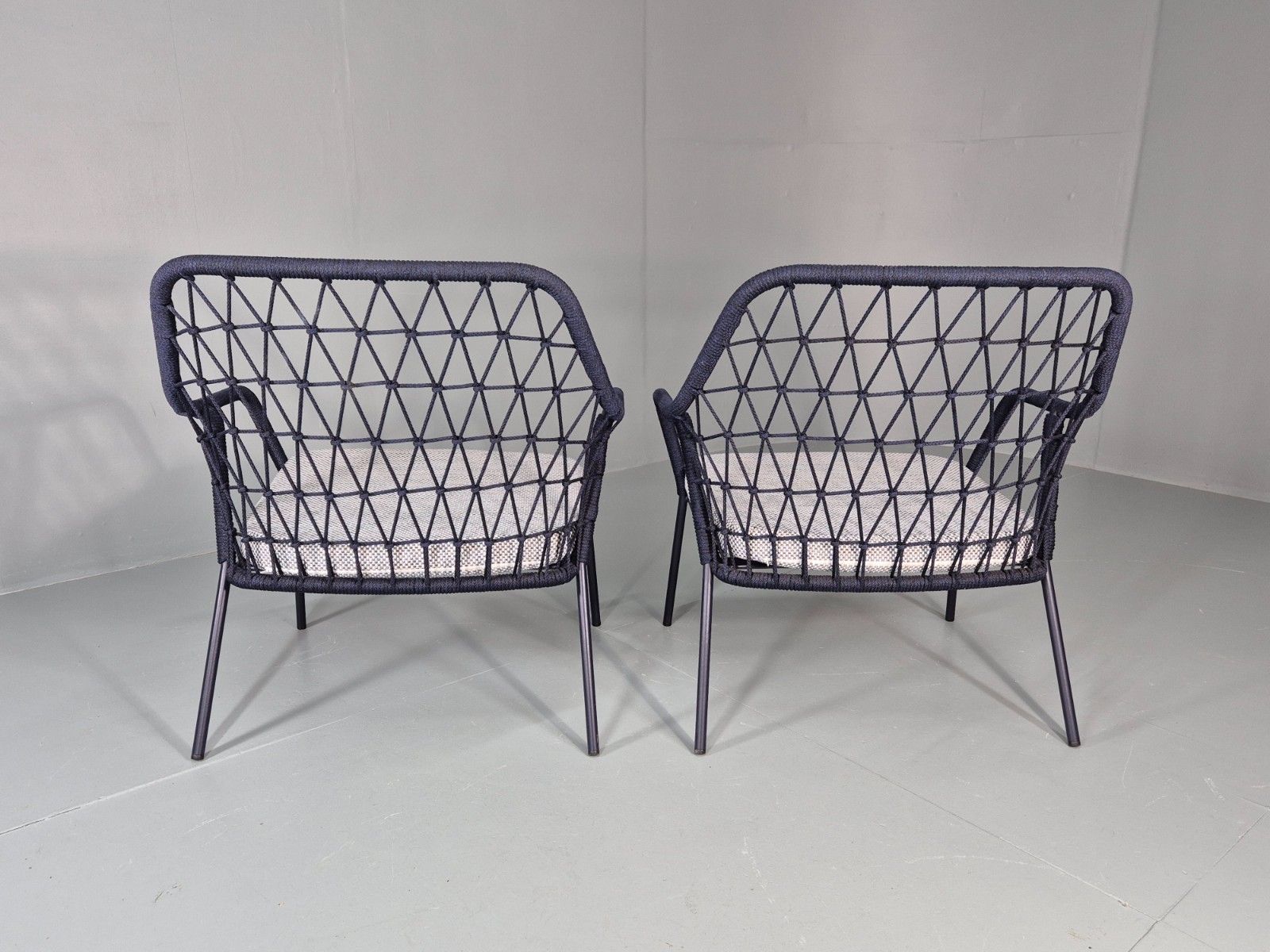 photo vinterior 2 Pedrali 3679 Chairs Model Panarea Blue And Grey Modern Design Eb11427 Mnor