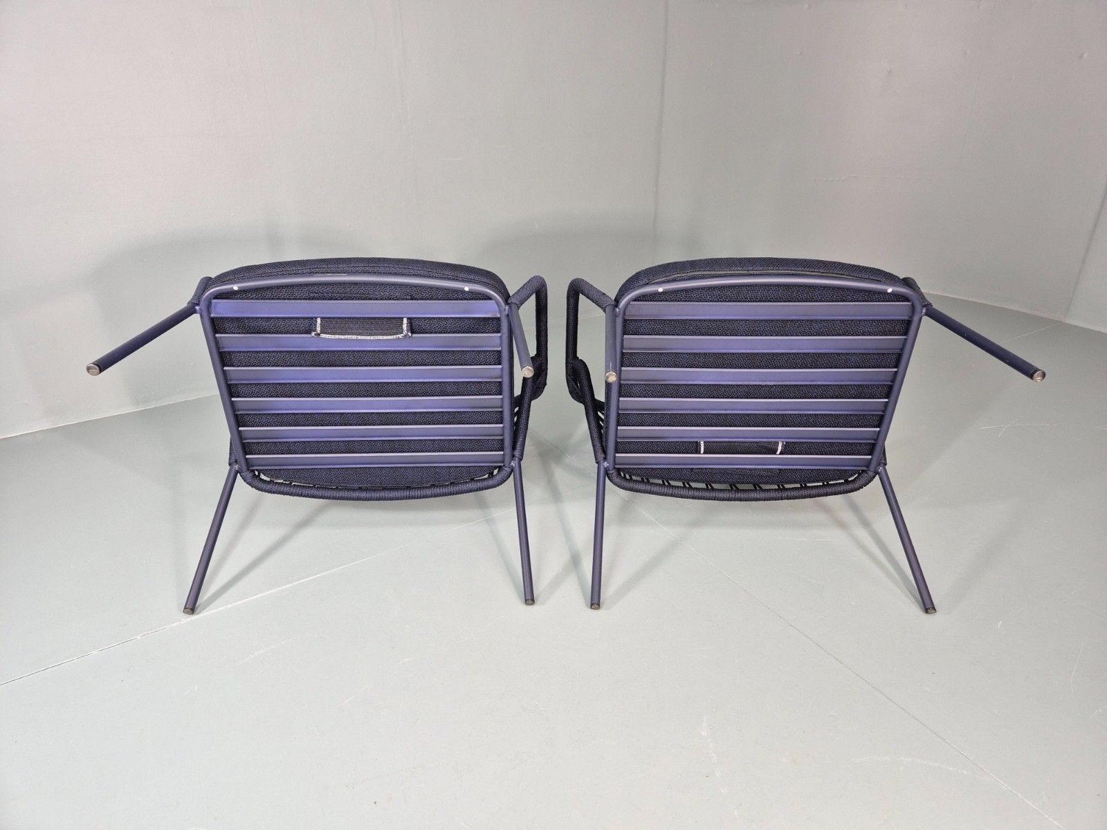 photo furniture 2 Pedrali Panarea 3679 Chairs Modern Design Blue Italian  Eb11430 Mnor