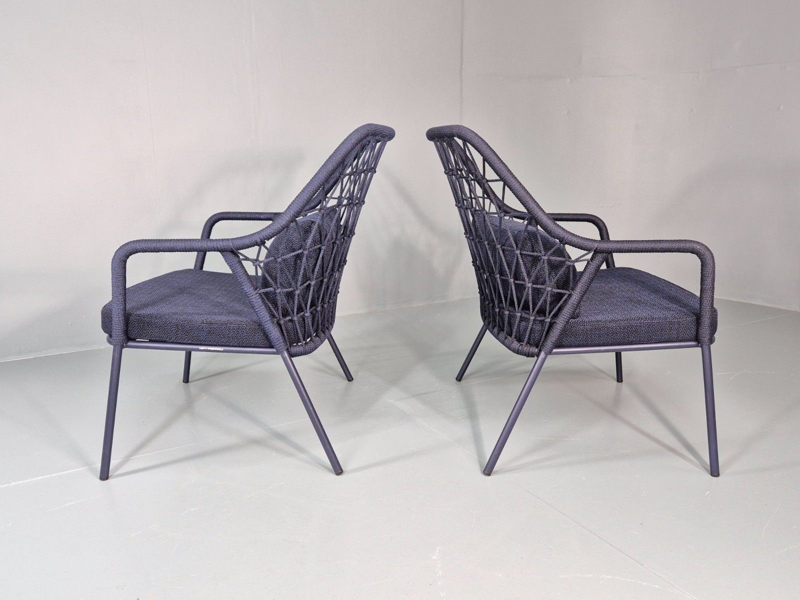 photo vinterior 2 Pedrali Panarea 3679 Chairs Modern Design Blue Italian  Eb11430 Mnor