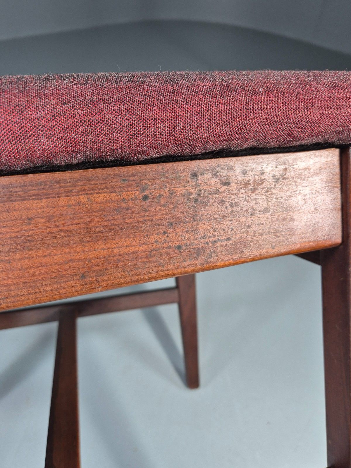 Danish Mid Century Dining Chair In Teak 1970s New Upholstery Retro Eb11525 Mdin photo buy