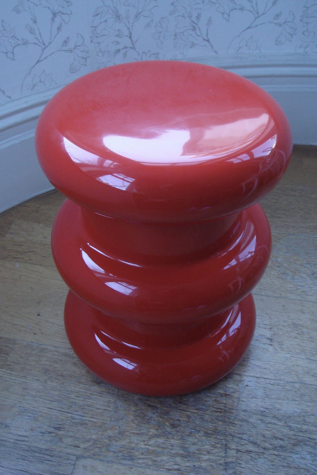 New Kartell Pilastro Design Ettore Sottsass Stool In Red Made In Italy photo furniture