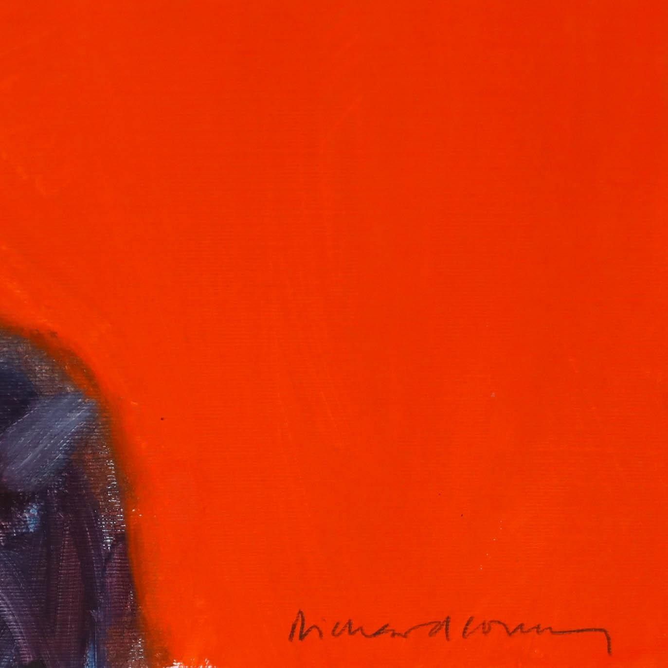 Richard J.S. Young Contemporary Oil, Portrait Of Clare Balding photo Art