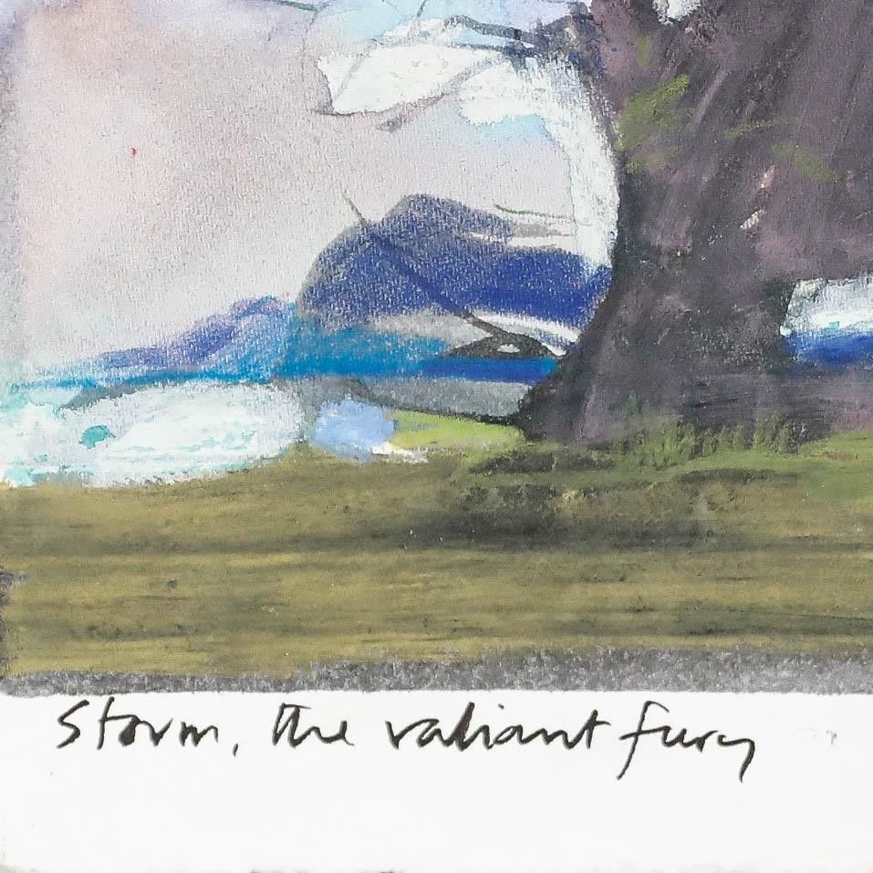 Richard J.S. Young 2021 Mixed Media, Storm, The Valiant Fury photo Art