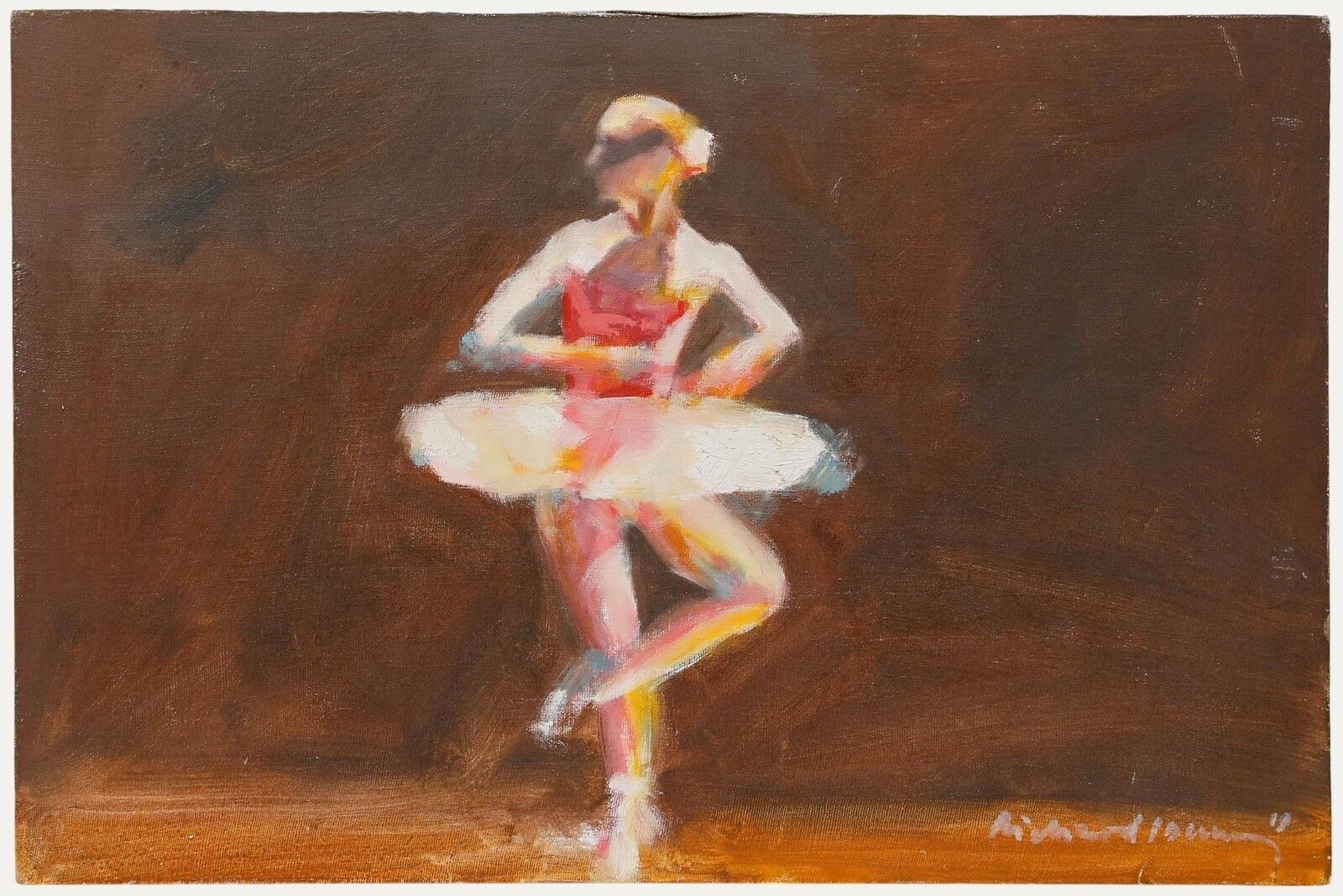 Richard J.S. Young 2019 Oil, Ballet Girl