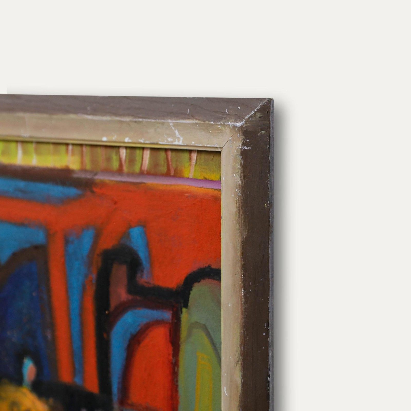 Richard J.S. Young Framed Contemporary Oil, Street Scene photo 195.0