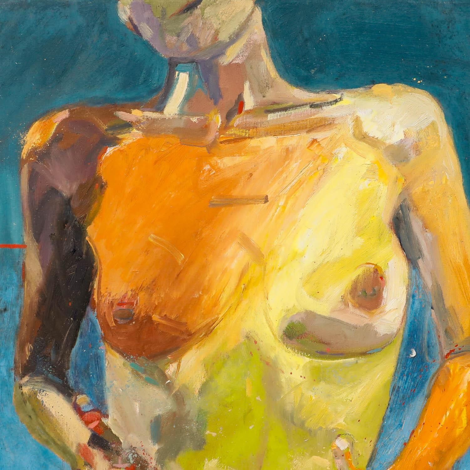 Richard J.S. Young 1995 Oil, Nakedness photo Art